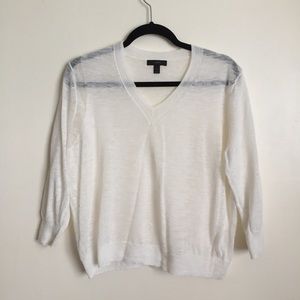J.Crew White Sweater Size S